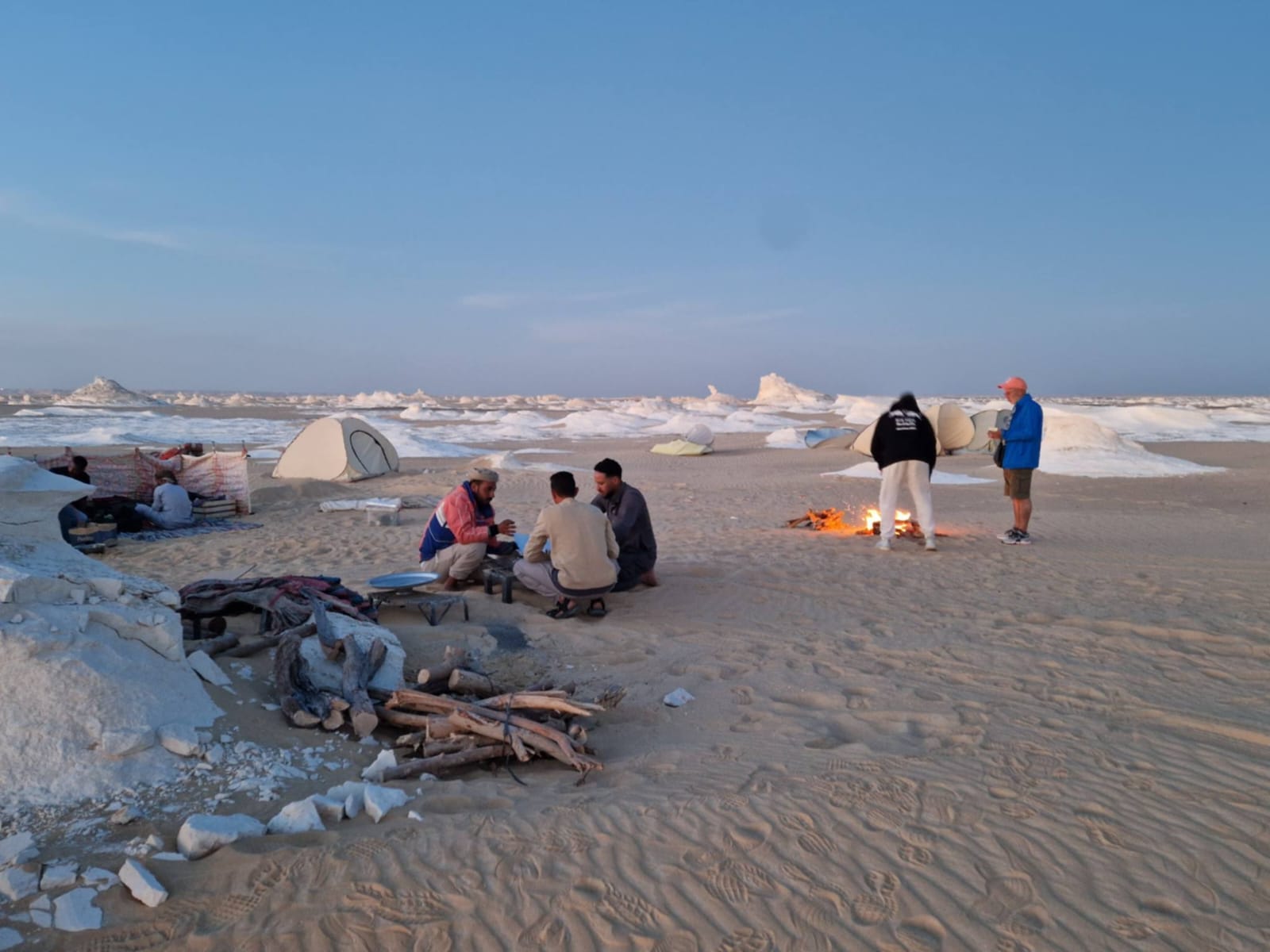Desert camping