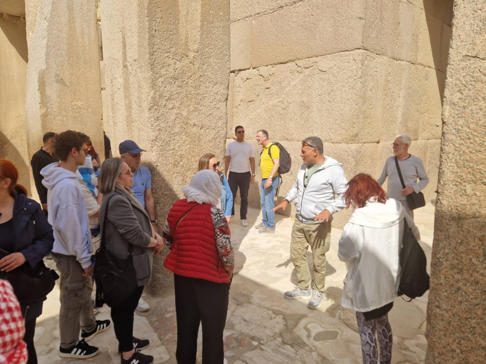 Ancient stone chamber tour
