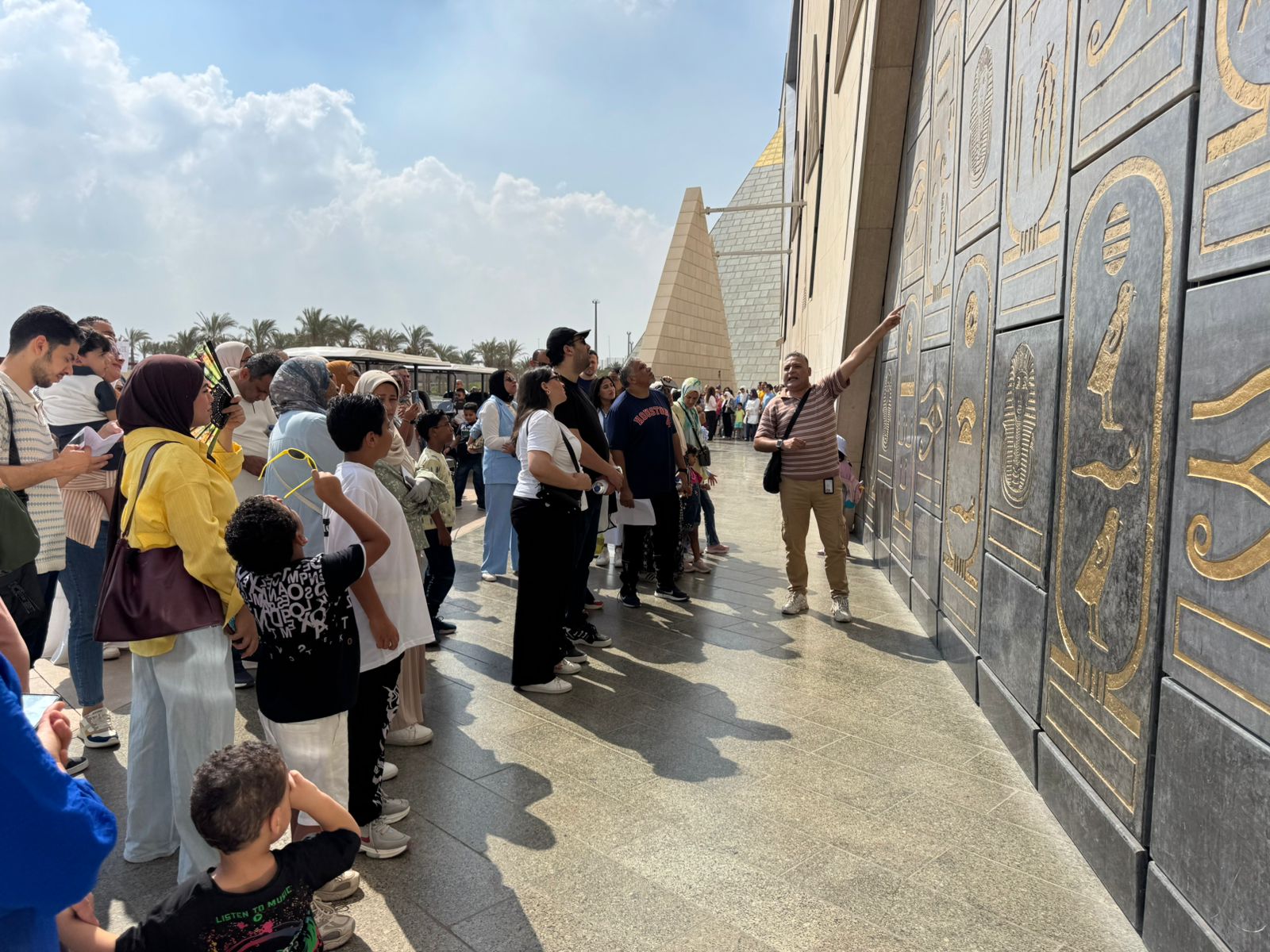 Grand Egyptian Museum entrance tour