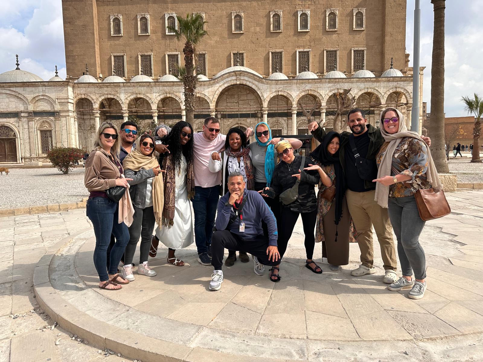 Group at mosque